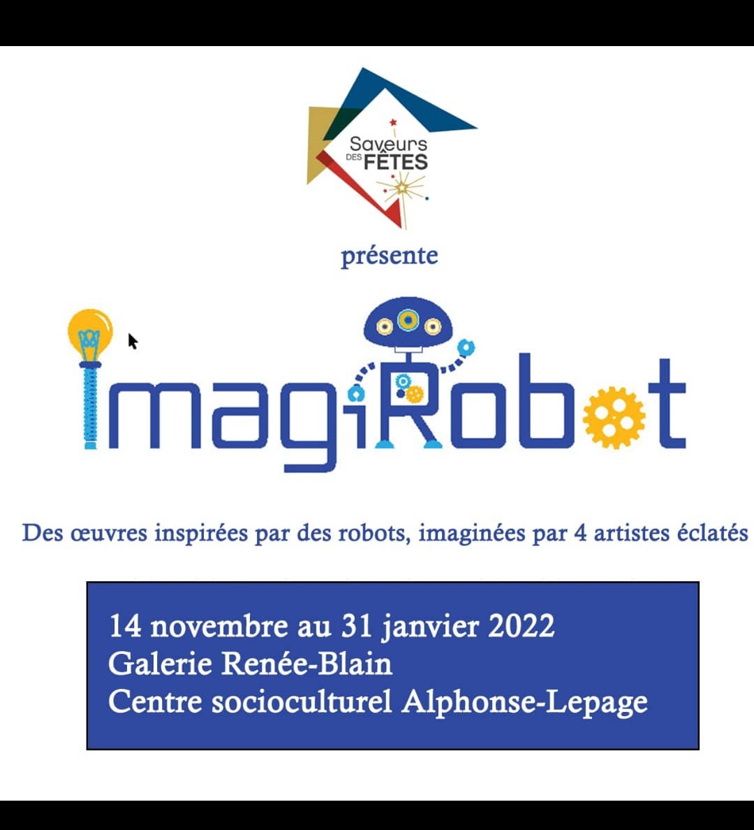 Imagirobot exhibition poster