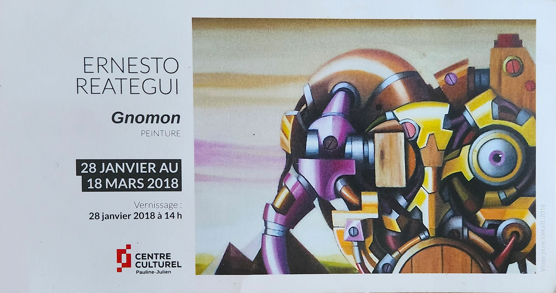 Gnomon exhibition poster 2018